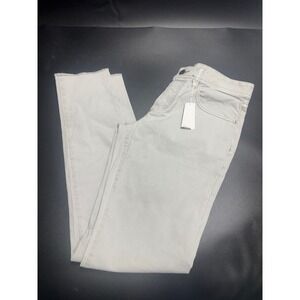 James Perse Pants Mens 28 White Brushed Twill Cotton Standard Fit Pocket Zip Fly